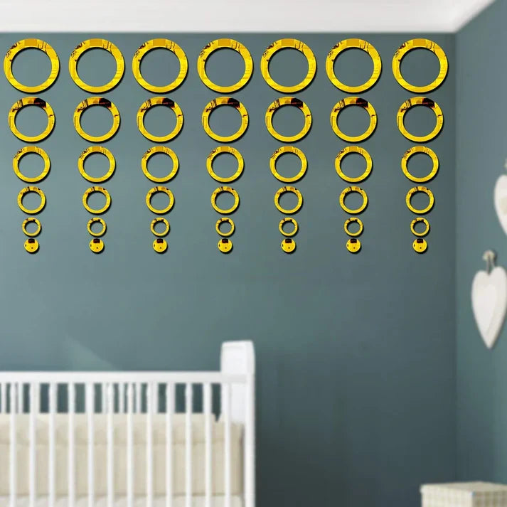 3D Acrylic Mirror Wall Decor