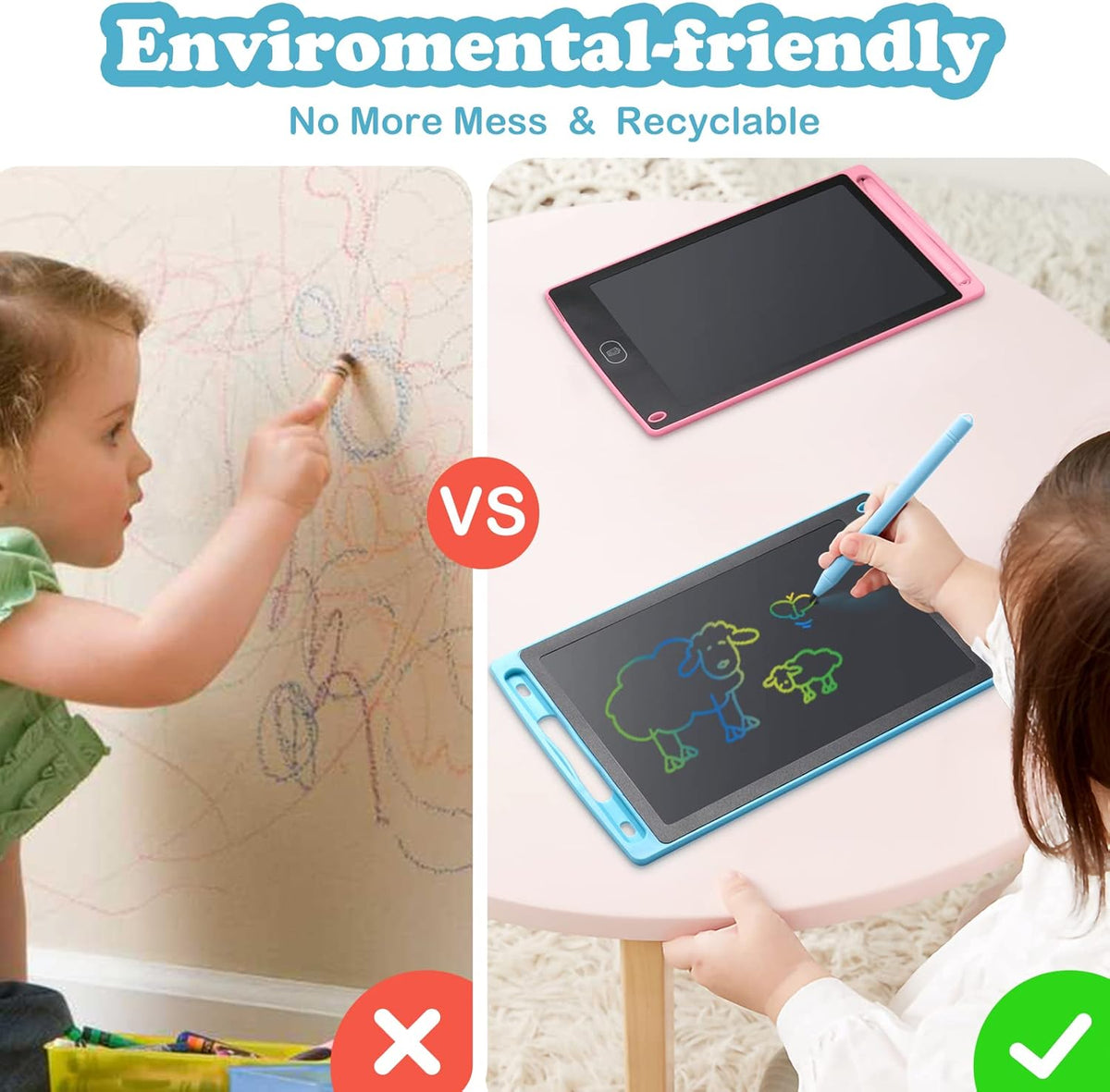 LCD Writing Tablet for Kids ( UAE Delivery Time: 1-3 Days )