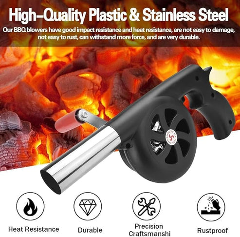 BBQ Fire Starter Electric Blower Lightweight Air Fan