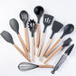 Silicone kitchenware set, 19-piece
