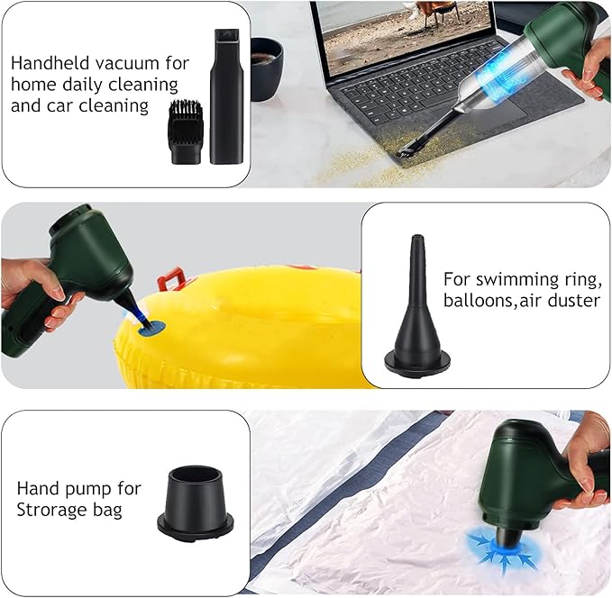 Mini Portable Vacuum Cleaner Rechargeable Handheld Dust Cleaner