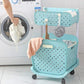 Portable Rolling Storage Basket